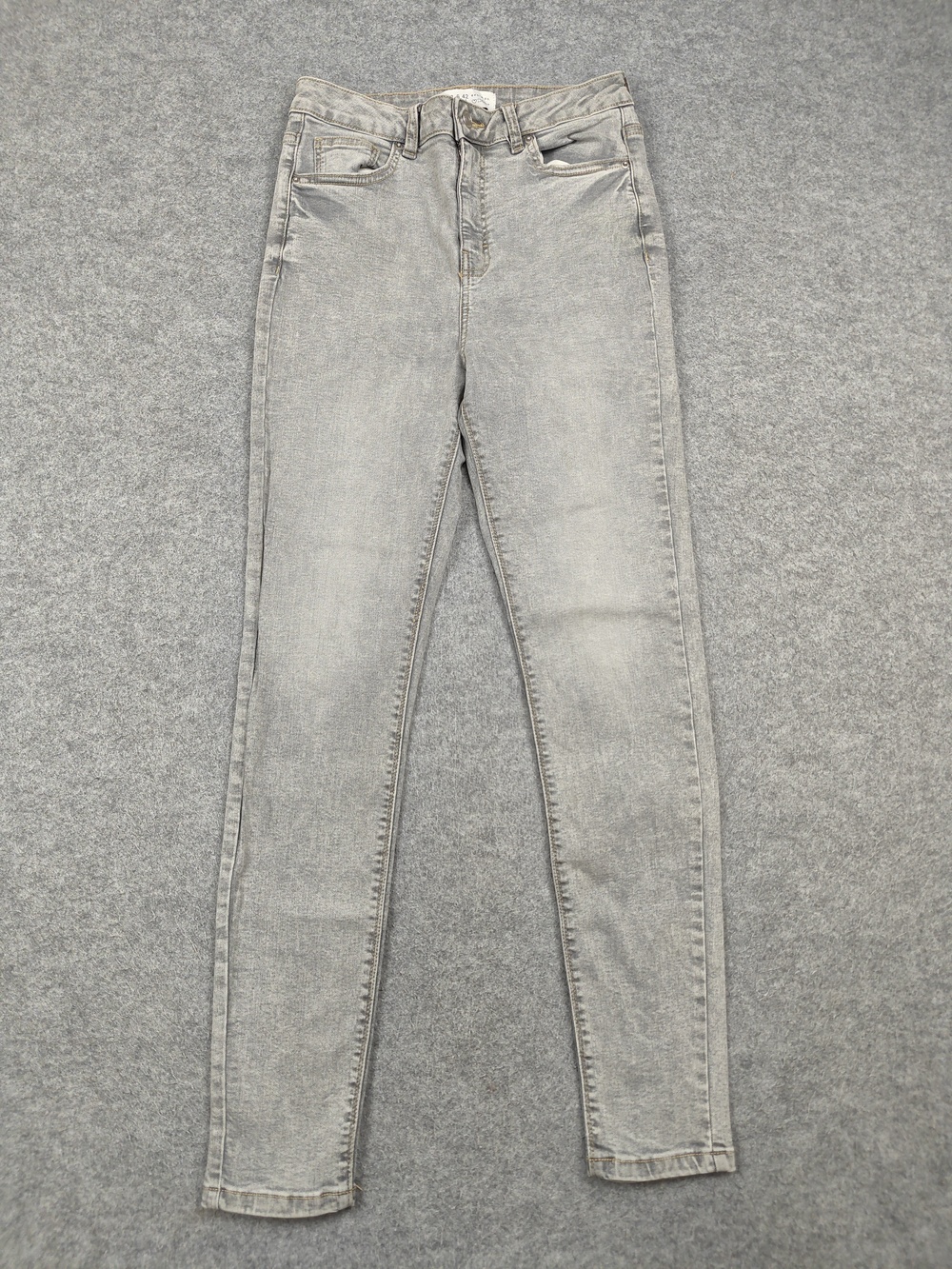Denim Co. Jeans Womens 6 Gray Skinny High Rise Stretch 5-Pocket Denim Slim